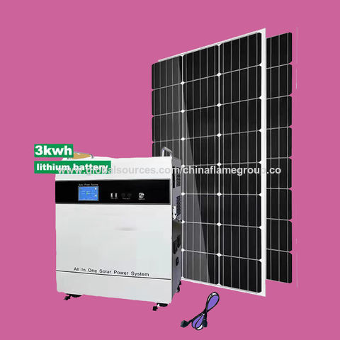 Buy Wholesale China All-in-one Lifepo4 Solar Power Station Solar Hybrid ...