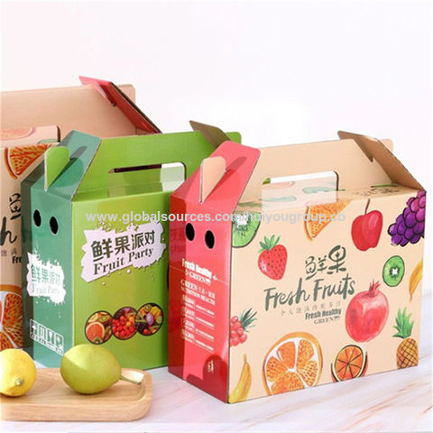 Buy Wholesale China Fruit Paper Box Corrugated Fruit Packaging Box ...