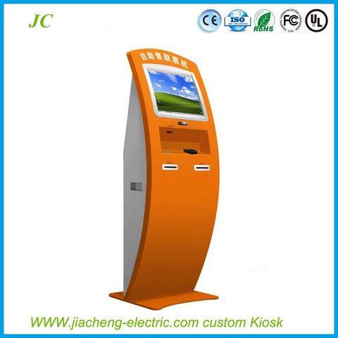 Factory Direct High Quality China Wholesale Customized Oem Odm Ticket Self  Service Kiosk Support Therminal Printing And Cash Pos Terminal $450 from  Shenzhen Jiacheng Electric Co., Ltd
