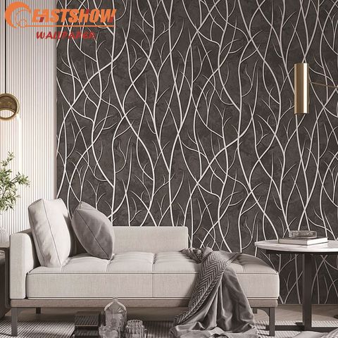 Buy Wholesale China Wholesale Pvc Wall Paper House Interior Design Material  Tree Designs Textured Wallpaper & Home Decoration Pvc Wallpaper at USD   | Global Sources