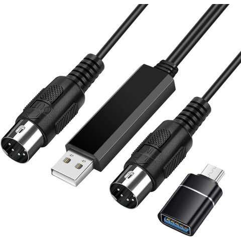 eksplodere I stor skala manuskript Buy Wholesale China Tnp Midi Cable Set To Usb With Type C Adapter 2 In 1  Midi Piano Usb Cord From Pc To Keyboard & Usb Cable at USD 1.66 | Global  Sources