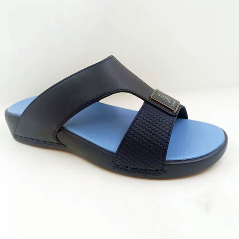 Buy China Wholesale Slippers For Men Professional Pu Rubber Leather ...