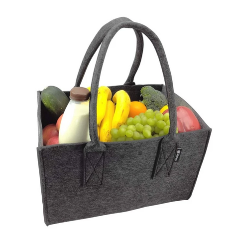 Bolso de fieltro para mujer, bolso tote de fieltro de lana para mujer, bolso de compras de fieltro