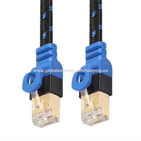 50 Feet Cat7 SFTP Double Shielded RJ45 Snagless Ethernet 26AWG