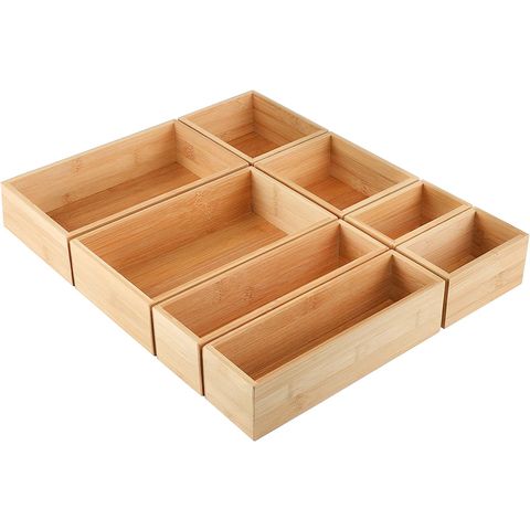 Schubladenteiler 8 Stück, Einstellbare Schublade Storage Organizer Flexibler  Haushalt