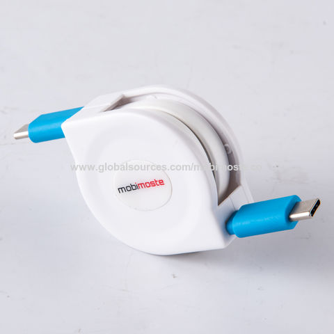 Wholesale New Arrival RoHS Colored USB Retractable Cable Reel