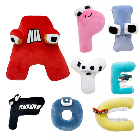 Buy Wholesale China New Alphabet Lore Plush Toys Legendary Letter Plush  Pillow Doll Kids Enlightenment Education Doll A B C Letter Plush Toy & Baby  Plush Toy at USD 2.16