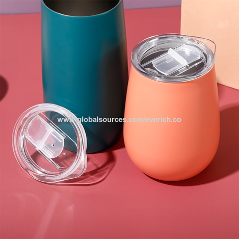 Double Wall Vacuum Insulated Stainless Steel Travel Mug and Wine