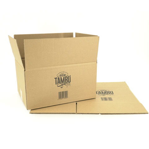 Individuell angepasster 24er-Bierversandkarton aus Papier für Glasverpackungen, Versandkarton für Wein und Bier for sale at factory direct price
