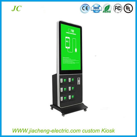 Touch Screen Multimedia Charging Station Kiosk Waterproof Outdoor Self-Service Advertising Scanner Kiosk for sale at factory direct price