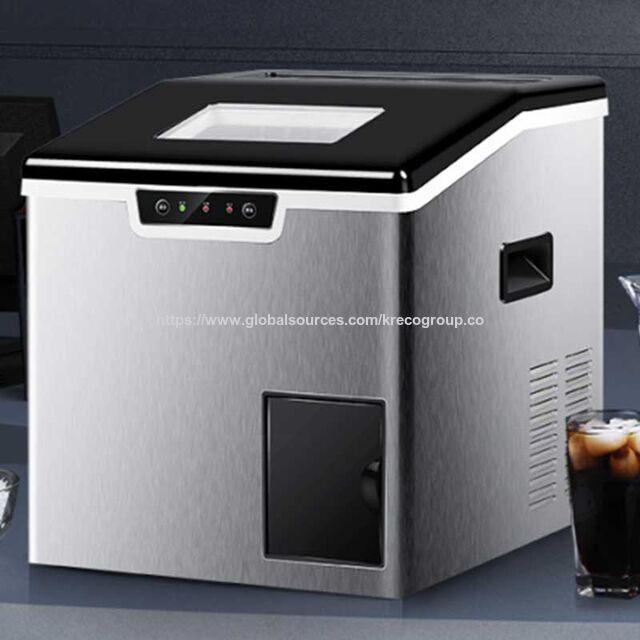 Máquina de Fazer Gelo Elétrica Automática Portátil Pequena para Casa 3L, KRE-QM3-20A for sale at factory direct price