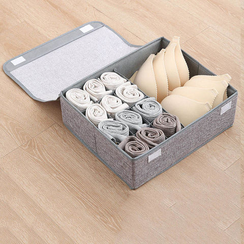 Clothes Closet Storage Box Foldable Underwear Drawer Container