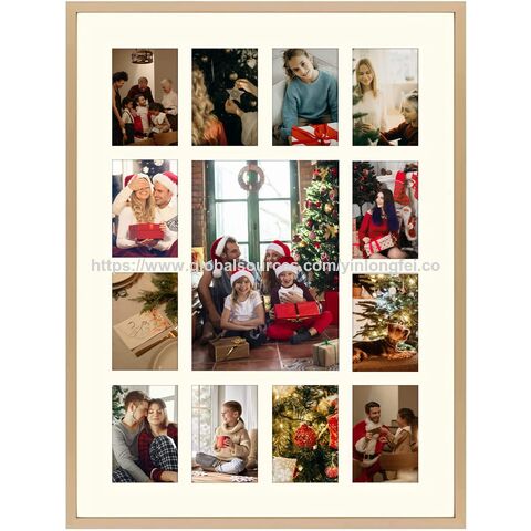 Marco de Fotos Collage de Madera Color Natural for sale at factory direct price