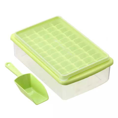 Buy Wholesale China 33 44 55 Cavity Ice Cube Tray Ice Bucket With Lid ...