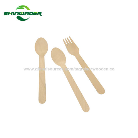 Printed Birch Disposable Custom Compostable Wooden Spoonbiodegradable ...