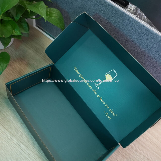 Buy Wholesale China Custom Logo Printed E-commerce Wine Packaging ...