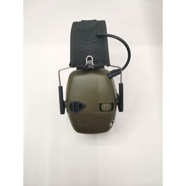 Casque Pliable à Réduction de Bruit, Casque de Chasse et de Jeu avec Oreillettes en Silicone pour Jeux de Guerre CS en Extérieur