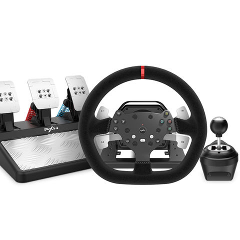 Racing Gaming Steering Wheel Shifter Pedals Kit Driving Simulator For PC/PS3/PS4