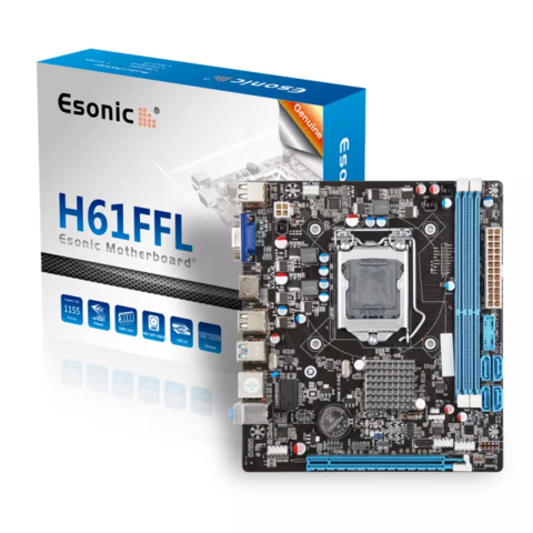 Buy Wholesale China 100% New Esonic H61 Mainboard Desktop Pc Atx ...