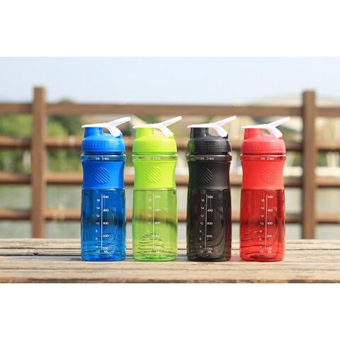 Buy Wholesale China 600ml/20oz Protein Powder Shaker Cup Plastic Gym Shaker  Water Bottle With Compartment & Shaker Bottle at USD 1.15