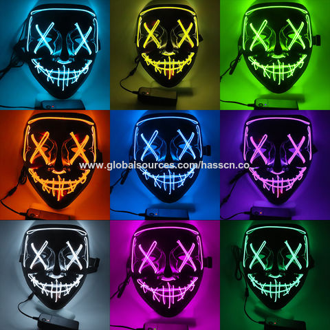 Buy Wholesale China Poptrend Halloween Mask Led Light Up Mask For ...