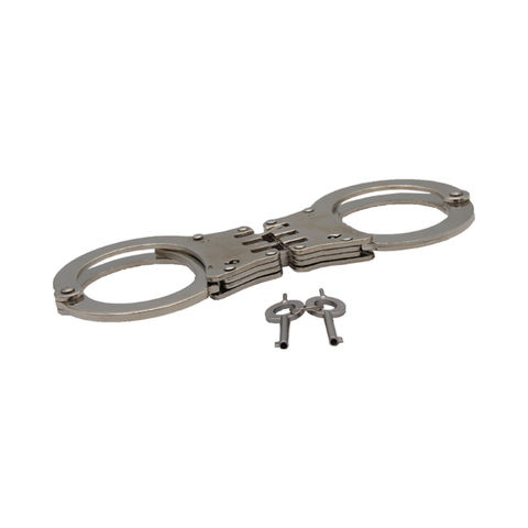 Buy Wholesale China Durable Metal Police Dual Key Handcuffs & Handcuff ...