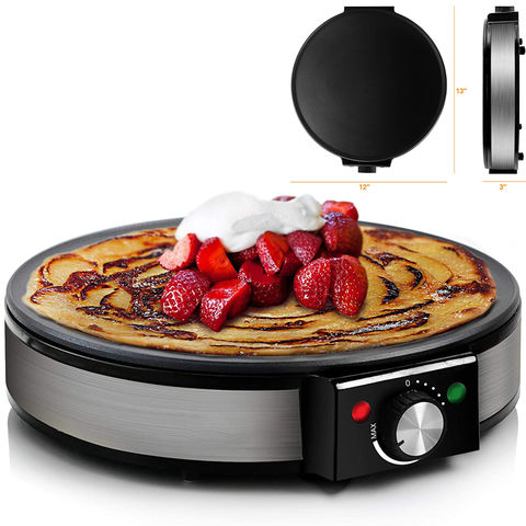 Buy China Wholesale Round Stainless Steel Crepe And Pancake Maker ...