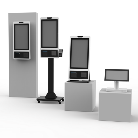 Kiosco de pago de 32 pulgadas, terminal de autoservicio para pedidos automatizados, equipo de supermercado for sale at factory direct price