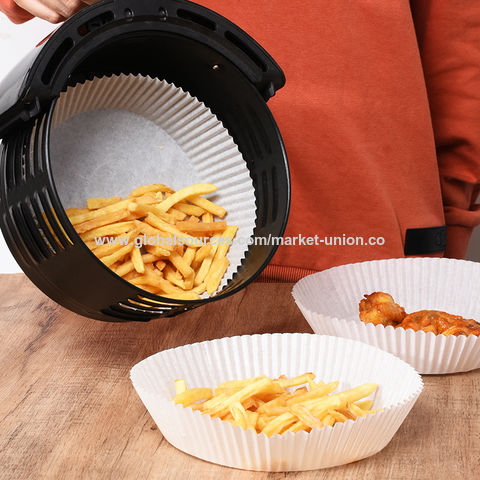 50 pièces Airfryer papier four Liner rond alimentaire Barbecue