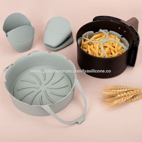 Buy Wholesale China Food Grade Silicone Air Fryer Liners Non-stick Air Fryer  Basket Silicone Pot Air Fryer Silicone Liners & Silicone Air Fryer Liners  Silicone Liners at USD 1.62