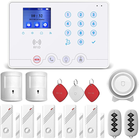 Buy Wholesale China Wifi+4g Color Display Home Security Alarm System ...