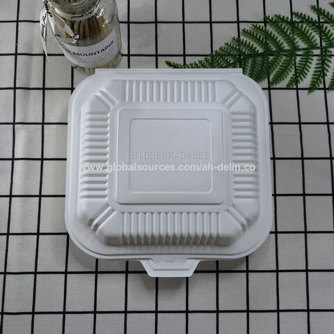 Buy Wholesale China Biodegradable Corn Starch Disposable Clamshell 3 ...
