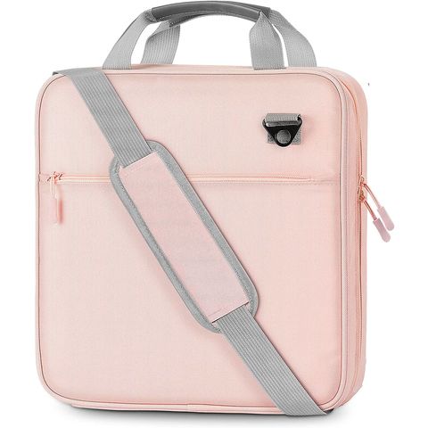 Blush Pink Professional PU Leather Padfolios Business Portfolio