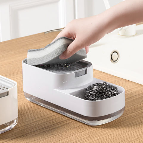 Kitchen Soap Dispenser Set With Sponge Holder and Tray -  UK in 2023