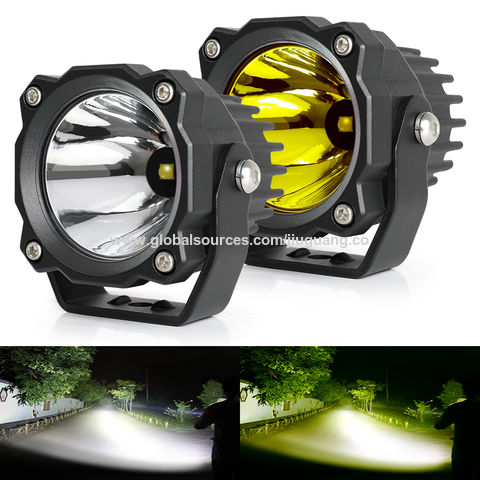 Compre 3 Inch 40w White Amber Yellow Led Foglamp Auxiliaries De