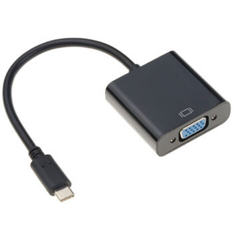 Câble USB Type C vers VGA, Adaptateur USB-C, Convertisseur Type C vers VGA