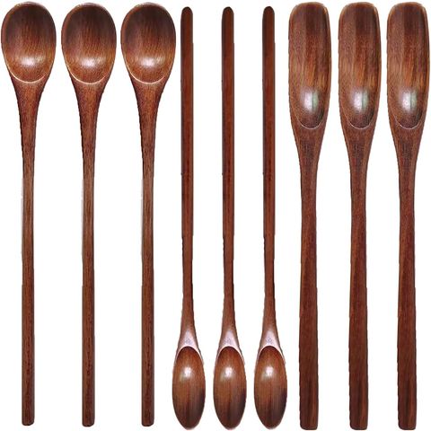 Wooden Spoon, Kitchen utensil, stirring spoon, long handled, wood