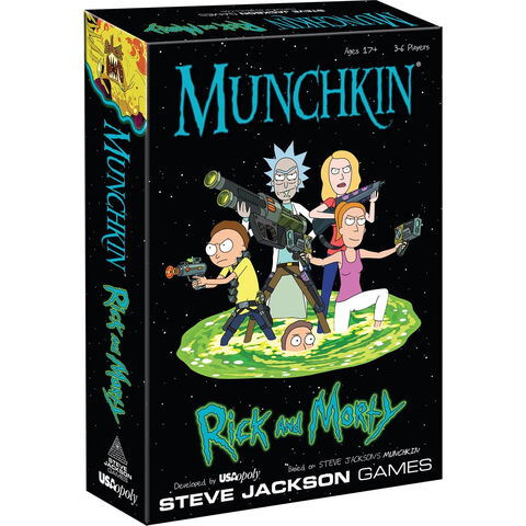 MUNCHKIN: Rick And Morty Card Game Adult Swim Munchkin Board Game Munchkin Game from Steve Jackson Games for sale at factory direct price