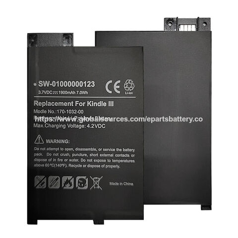 Handy-Akku für Amazon Kindle 3 170-1032-00 3.7V 1.83Ah Li-Pol Akku - Lithium-Polymer-Akku for sale at factory direct price