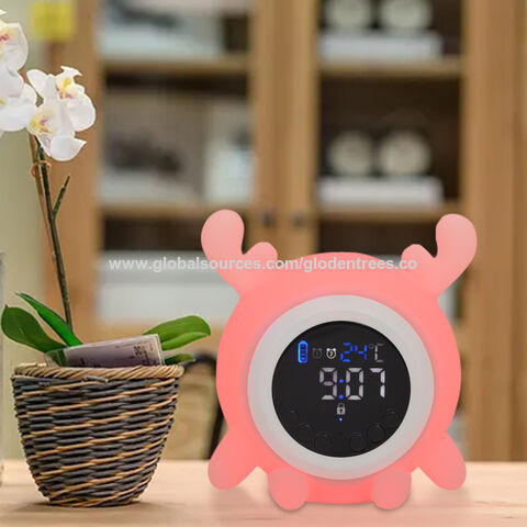 Compre Reloj Despertador Inteligente Con Luz Nocturna Para Niños
