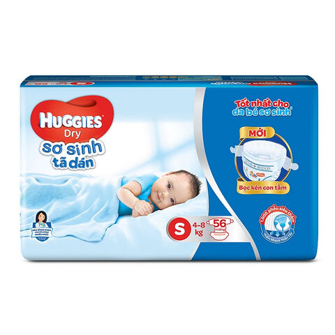 Huggies – couches pour nouveau-né, taille 1 (84 pièces), taille 2
