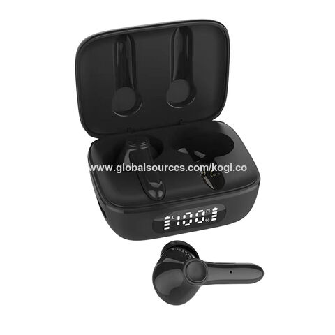 Auriculares inalámbricos Bluetooth 5.1 Auriculares deportivos con reducción  de ruido Control táctil 250mAH 2022 Nuevo (negro)