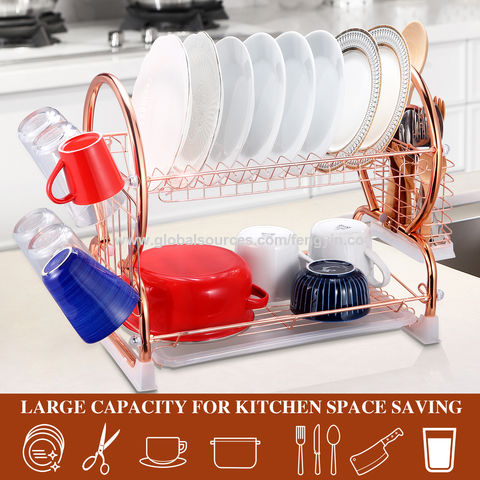 Wholesale Household Kitchen Kitchen Dish Drying Rack, Fashion Kitchen Dish  Rack Over Sink From m.