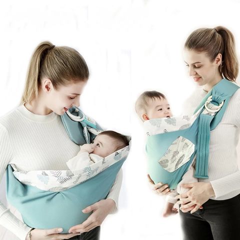 Baby Carriers,portable Sling For Infants,ergonomic One Shoulder  Labor-saving Baby Half Wrapped Sling,adjustable Baby Carrier Wrap Shoulder  Straps A (