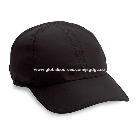 Gorra de béisbol de secado rápido a la moda, gorra negra para