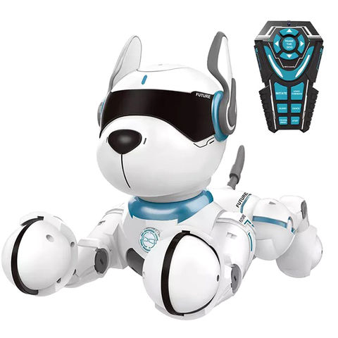 Perro robot, juguete electrónico para perros, juguete para perros