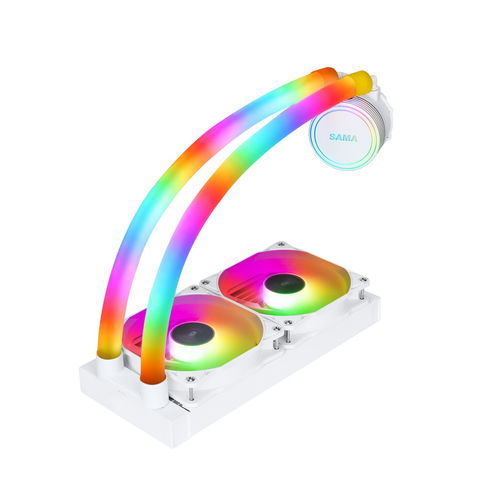 Sama High Air Flow Rgb Cpu Liquid Cooler 240mm/24cm Am5 Aio Cooler Lga 1700  Cpu Cooler Water $43.5 - Wholesale China Cpu Water Liquid Aio Cooler at  Factory Prices from Guangzhou AOJIE Science & 