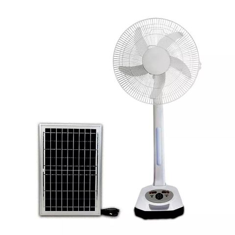 Buy Wholesale China Solar Rechargeable Stand Fan 16 Inch Electric Floor ...