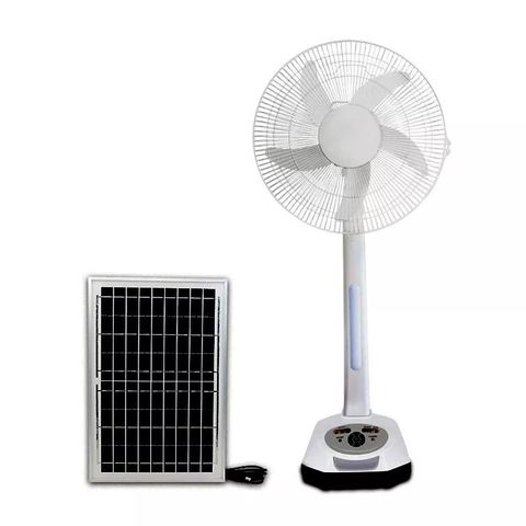 Kaufen Sie China Großhandels-16 Zoll Elektrischer Boden Ventilator Mit  Nachtlicht Und Panel-adapter Ac/dc, Wiederauf Ladbarer Solar-stand  Ventilator und Wiederauf Ladbare Lüfter Großhandelsanbietern zu einem Preis  von 24.49 USD