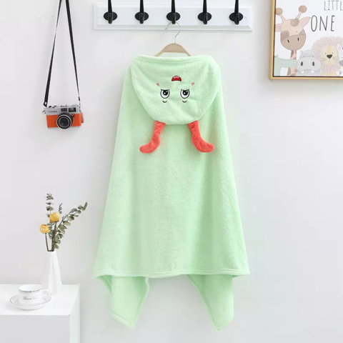 R for Rabbit Bambooberry Hoodie Towel- Multicolor main image 1
